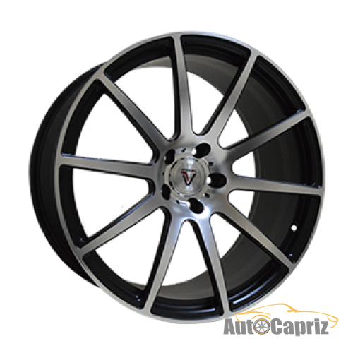 Диски Vissol Forged F-190 Matte-Black-With-Matte-Polished R21 W10.5 PCD5x120 ET33.0 DIA74.1